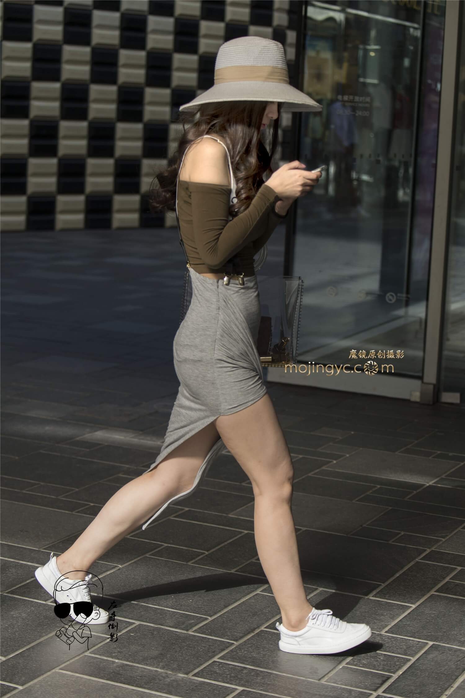 紧裙包臀魅力美女