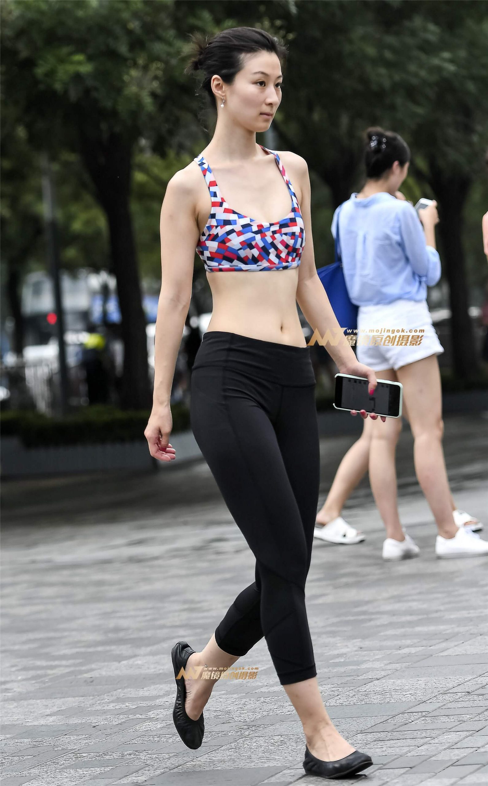 吊带美胸美背健美裤性感