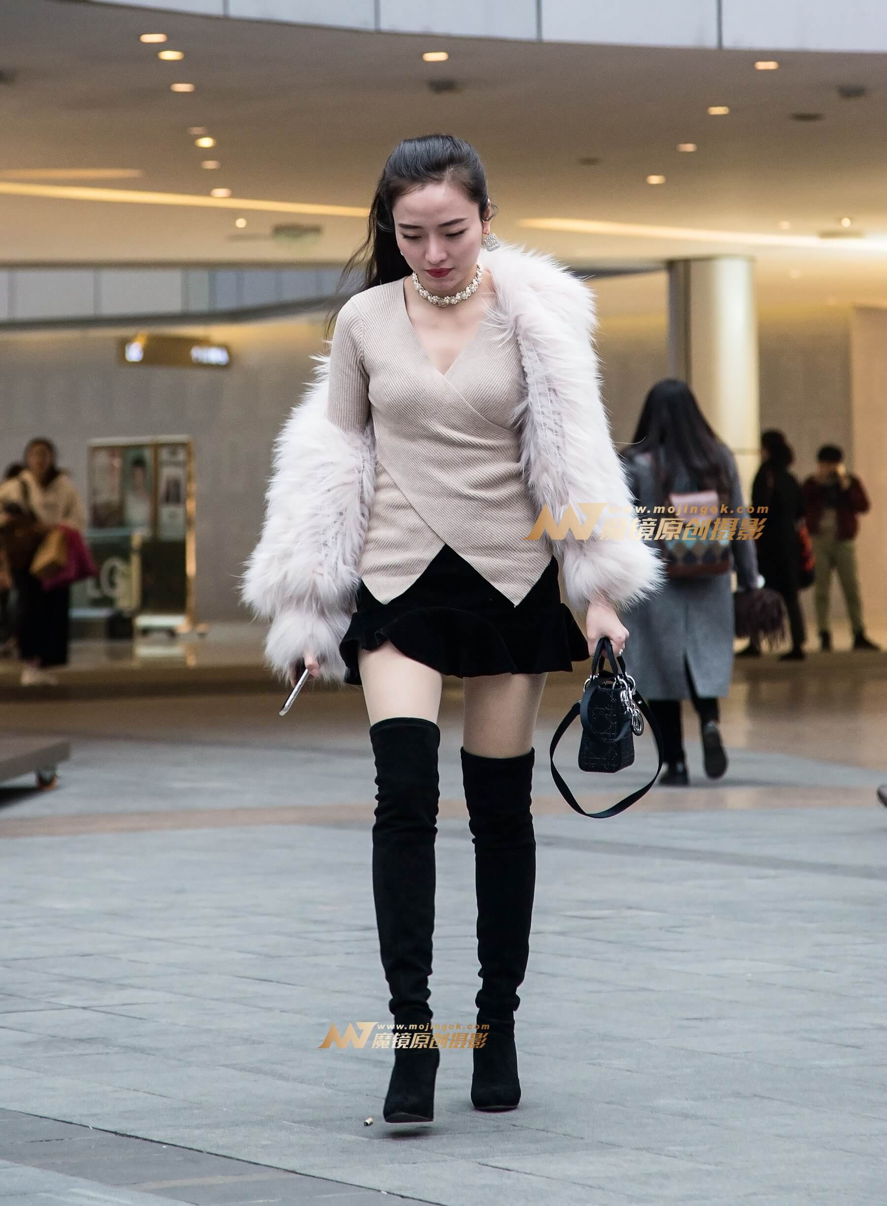 长靴美女