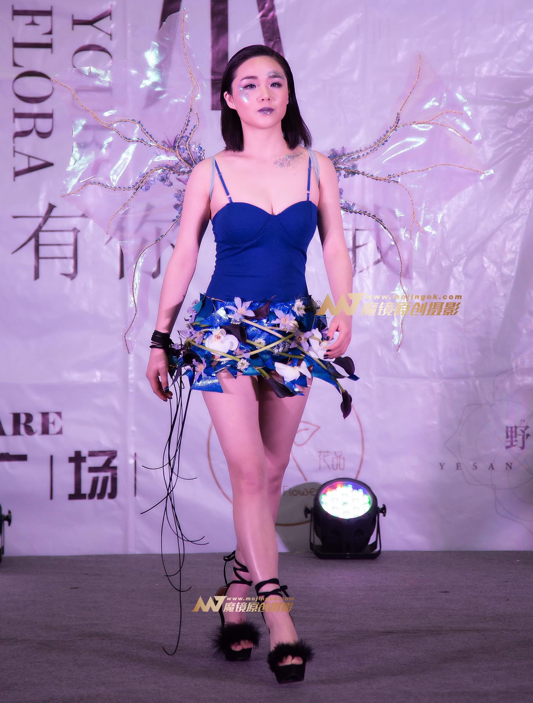 人体花艺精灵美女