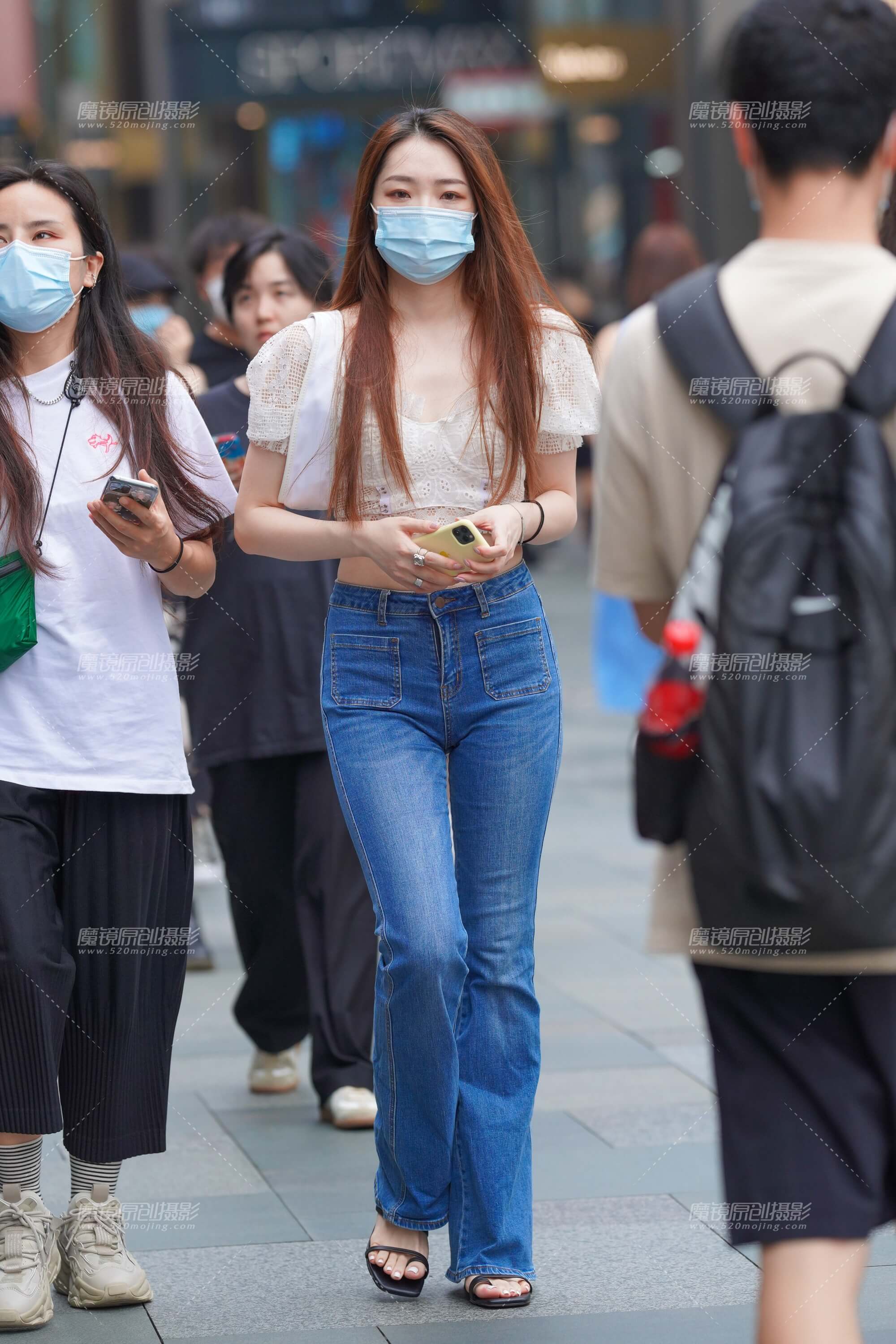 颇有年代感的牛仔裤