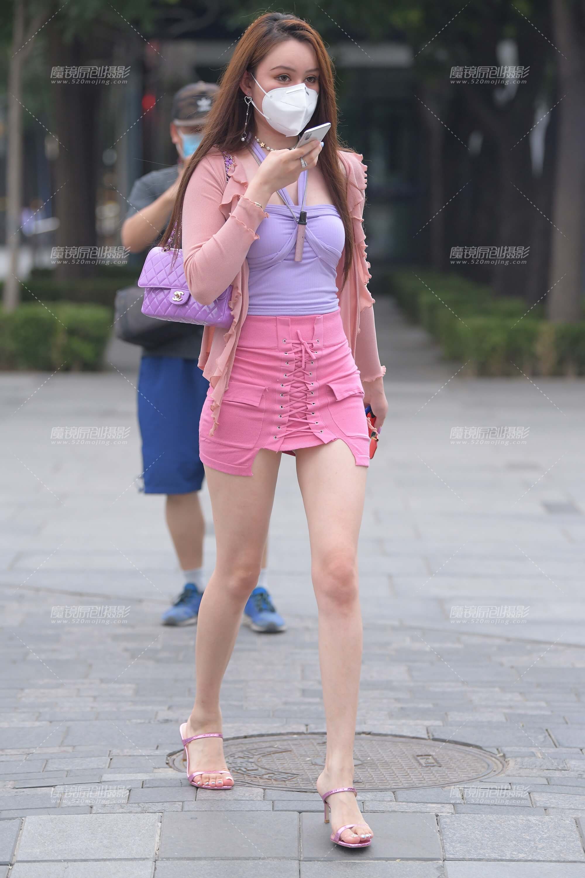 【红石赛贴】极品性感短裙美女