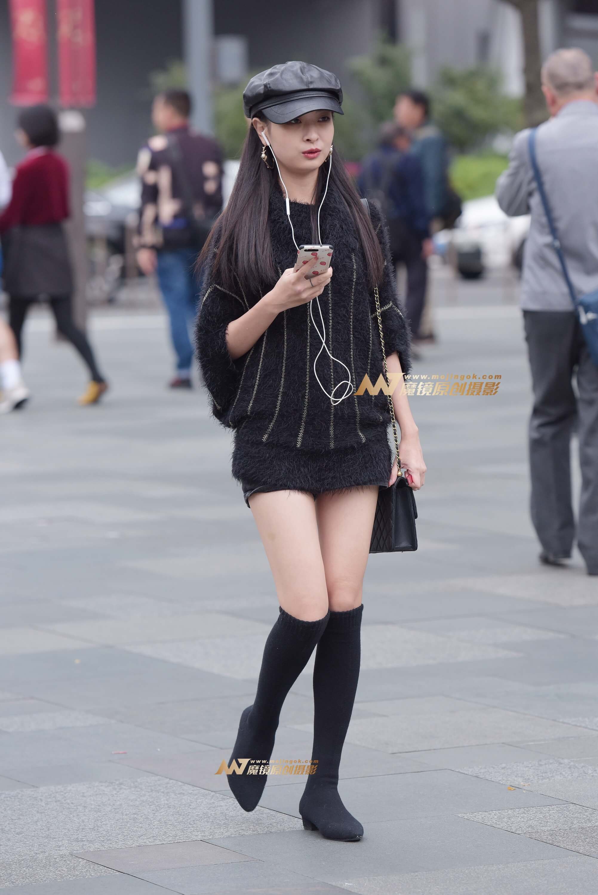 长腿的美女
