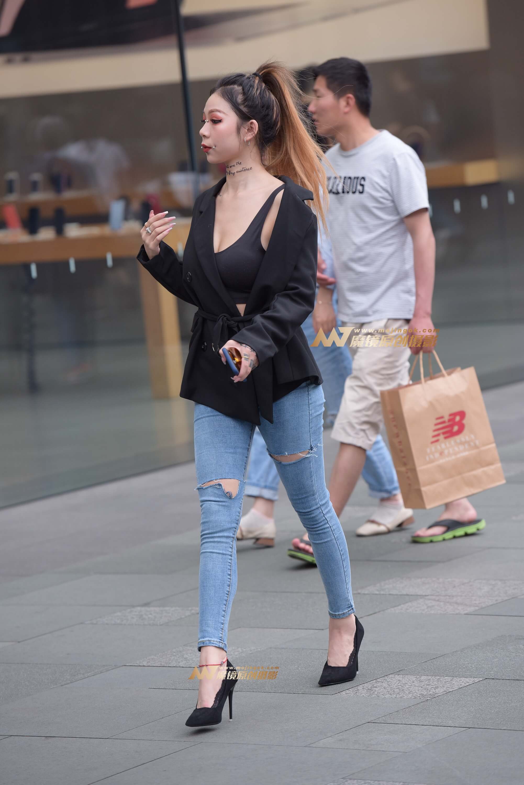 高跟美女