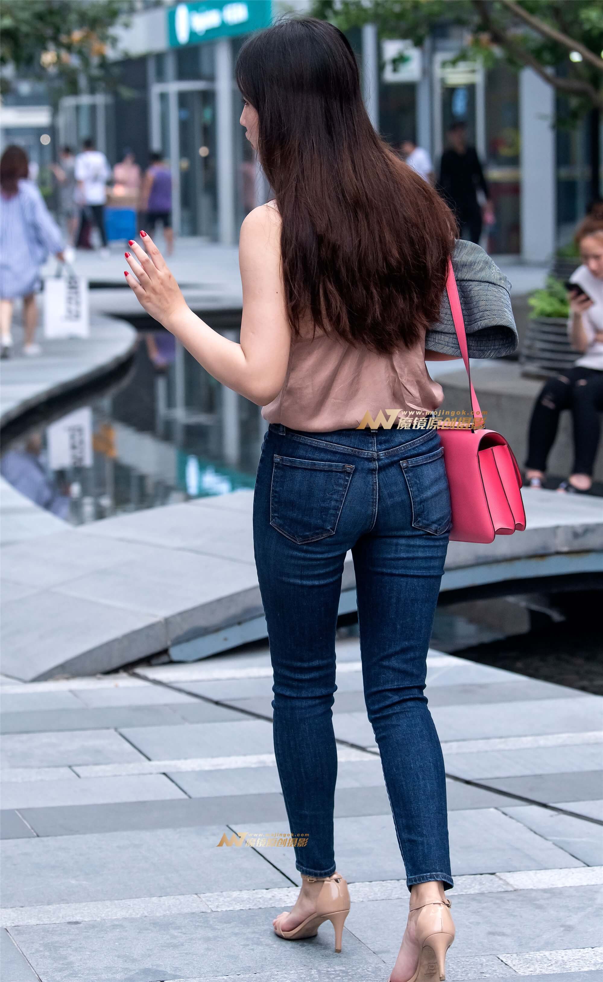 牛仔美女漂亮性感迷人